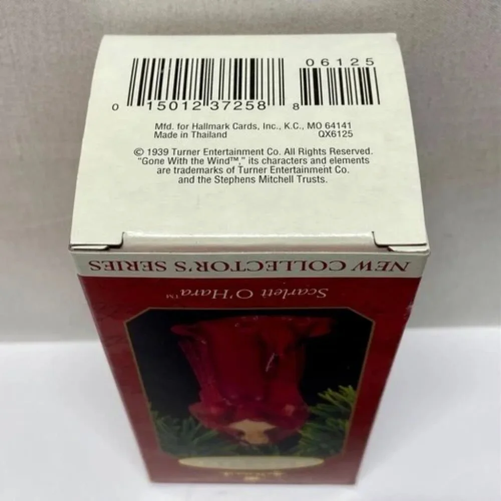 Vintage Christmas Ornament Scarlet‎ O'Hara Hallmark Keepsake 1997 Gone With Wind